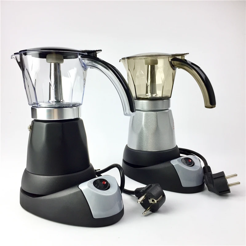  6cups 300ml Electric Espresso Coffee Maker Italian Moka Coffee Pot Percolator Coffee Moka Pot v60 F
