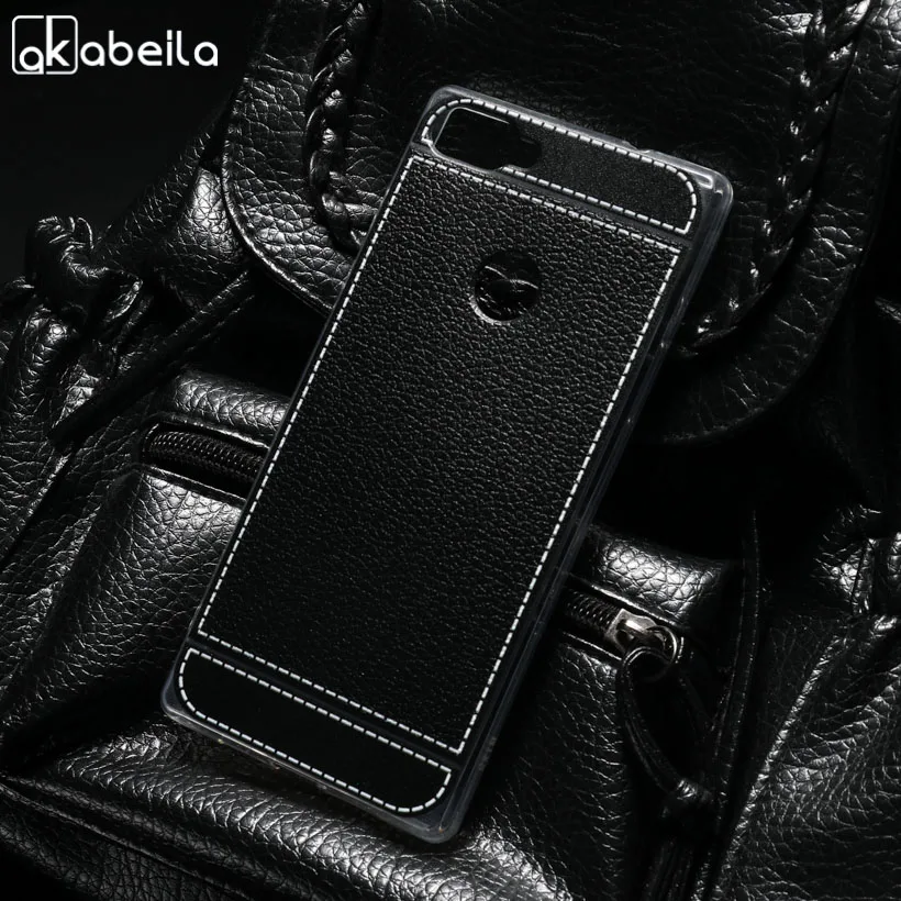 

AKABEILA Silicone Case For Vernee Mix 2 Case TPU Plating Litchi Soft Cover For Vernee Mix 2 6.0 inch Shockproof Protector Shell