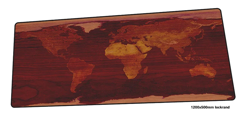 Коврик для мыши с картой мира 1200x500 мм|Коврики мышей| |