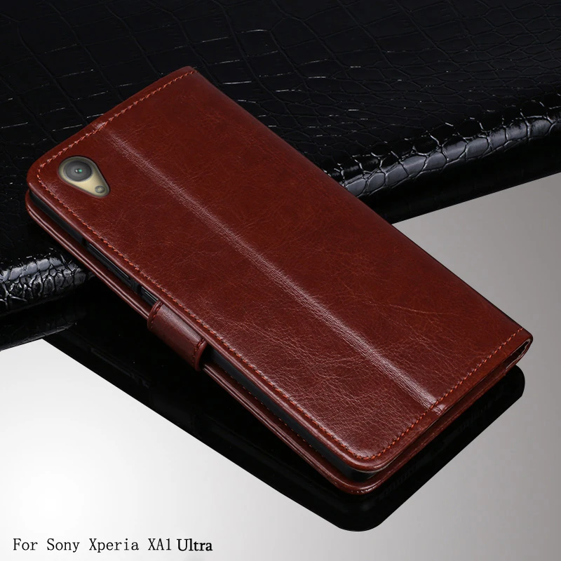 XA1 Ultra Case Vintage Premium Wallet Leather Stand Card Holder Case For Sony Xperia XA1 Ultra G3221 G3212 G3223 G3226 6.0inch XA1 Ultra Case Vintage Premium Wallet Leather Stand Card Holder Case For Sony Xperia XA1 Ultra G3221 G3212 G3223 G3226 6.0inch