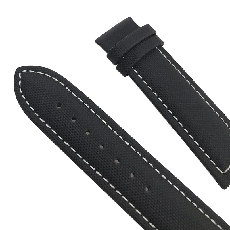 19/20/21/22mm Nylon Cowhide Watch Strap Top Quality Watchband New Fashion Style Universal Belt for YACHT MASTER SUBMARINER Watch