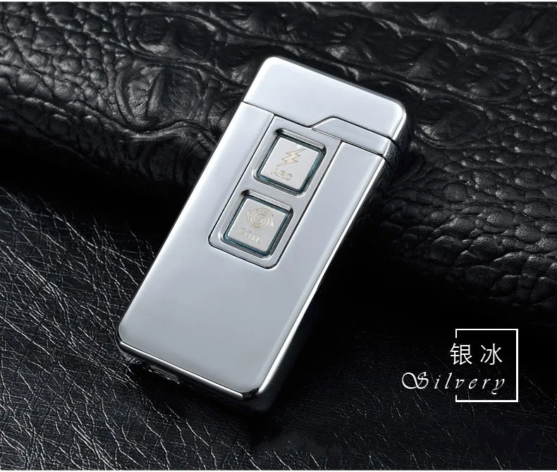 Usb зарядка Tesla Coil& Arc Зажигалка USB ветрозащитная индивидуальная Электронная Зажигалка Новинка электрическая зажигалка для сигарет
