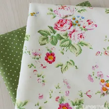 Buulqo 100*145 см с цветочным принтом хлопок и лен фабричное кружево ремесло обивка льняная ткань на метраж