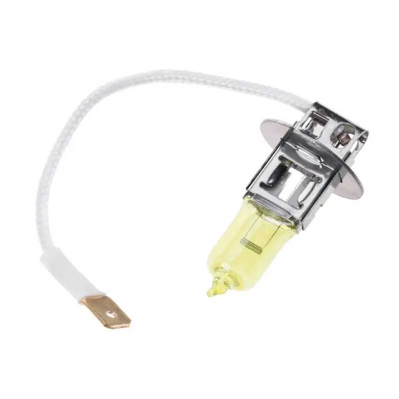 

1pc H3 12V 3000K Automobiles Auto Car Xenon Head Lamp Halogen Fog Light Bulb Headlight Headlamp For Auto Auto Products Yellow