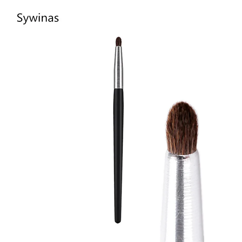

Sywinas eyeshadow eyebrow brush high quality pony hair smoulder blending shader eye shadow brow makeup brushes.