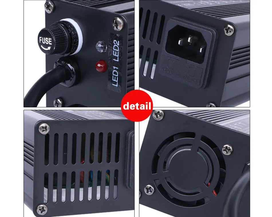 Flash Deal 36V 48V 52V Lithium battery charger 4A fast charger 42V 54.6V 58.8V li-ion battery pack charger ebike electric bike DC XLR RCA 8