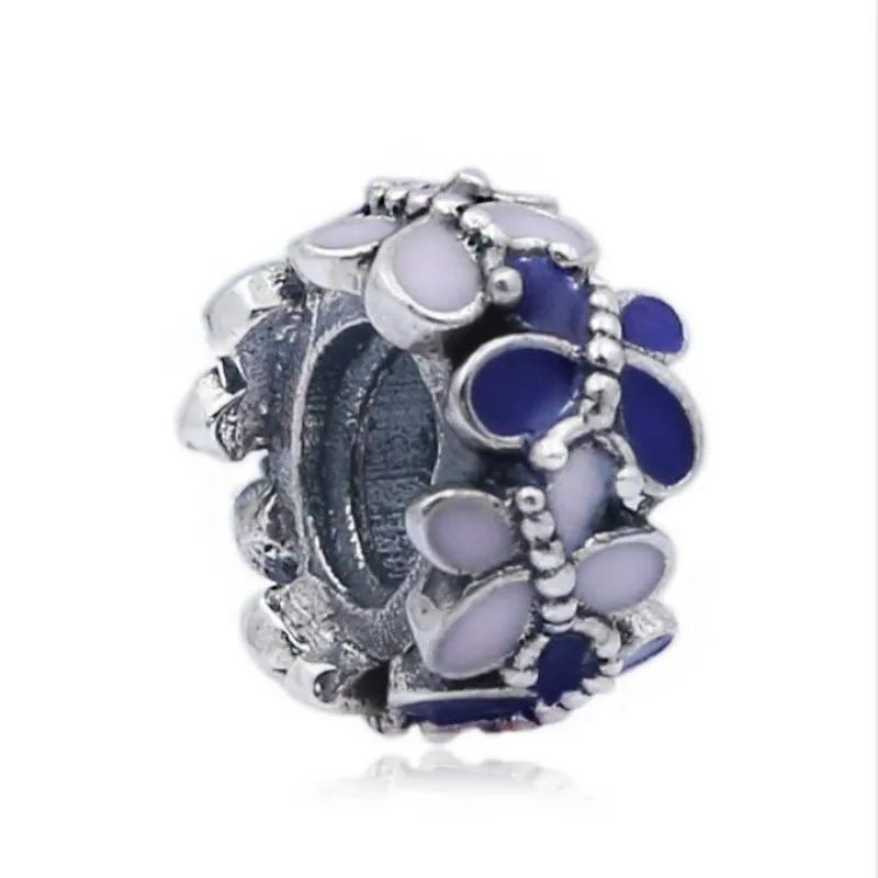 

S925 Silver Bracelet DIY Beads Accessories New Butterfly Wraps Small Strings Separated Beads Fits Pandora Jewelry making