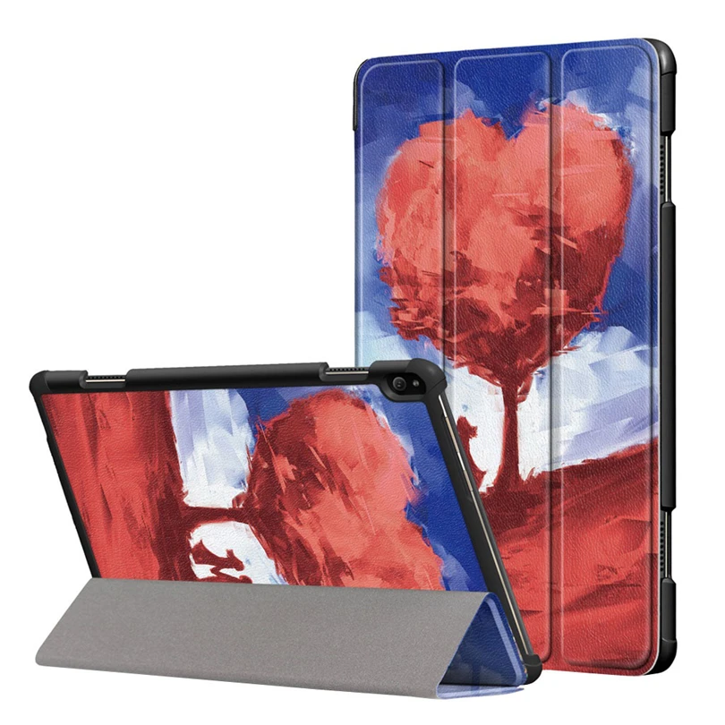 

10.1inch Slim Magnetic Folding Cover Case For Lenovo Tab P10 TB-X705F TB-X705L Print Shockproof Tablet Case A30