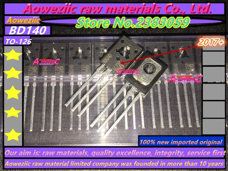 Aoweziic импортный транзистор BD139 BD140 TO-126(1 комплект