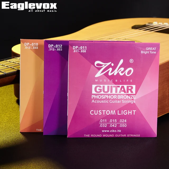 Buy Ziko Acoustic Guitar Strings Hexangon Alloy Core