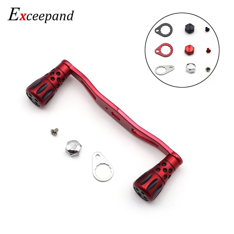 Exceepand Aluminum Knobs Red Fishing Reel Handle for Abu Garcia Daiwa Casting Reel Grips Exceepand Aluminum Knobs Red Fishing Reel Handle for Abu Garcia Daiwa Casting Reel Grips