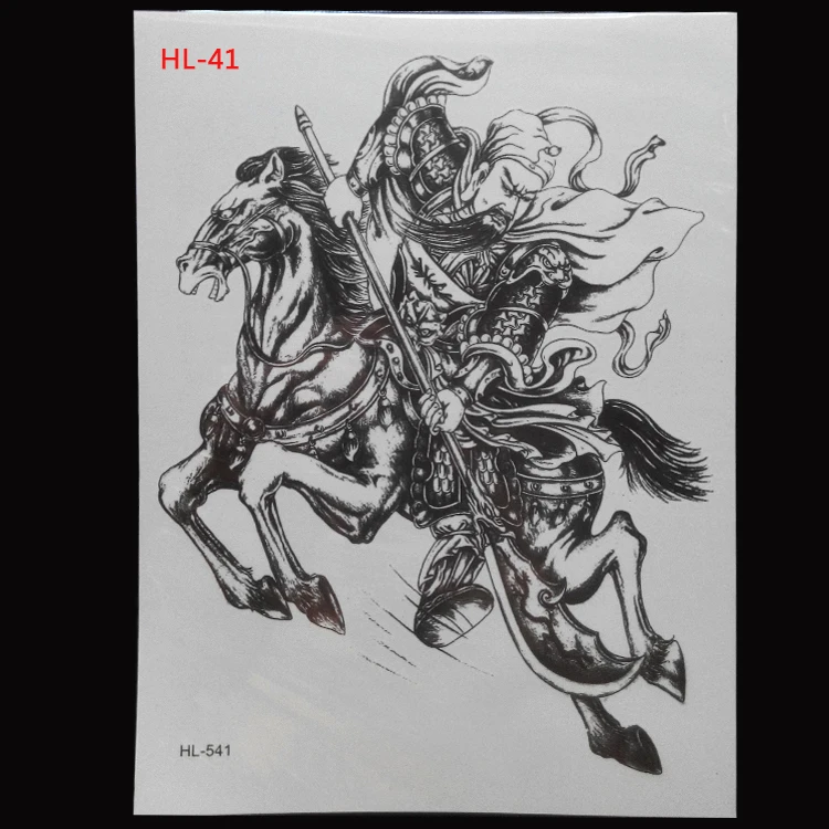 

2017 Direct Selling Top Fashion Body Art Tattoo Stickers Waterproof Disposable Temporary Skull Hl-41 21*15cm