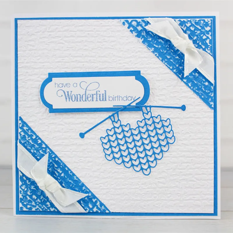 

Knitting Metal Die Cuts Cutting Dies For DIY Scrapbooking Embossing Paper Cards Making Decorative Crafts Supplies New 2018 Die