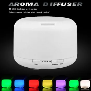

ICOCO Ultrasonic 500ML Air Humidifier Essential Oil Aroma Diffuser Colorful Night Light Mist Maker Diffuser Office Spa US Plug