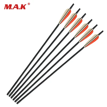 

3/6/12 pcs 60cm Crossbow Release Bolt Diameter 9mm Crossbow Arrow for Bow and Arrow Archery Hunting Shooting