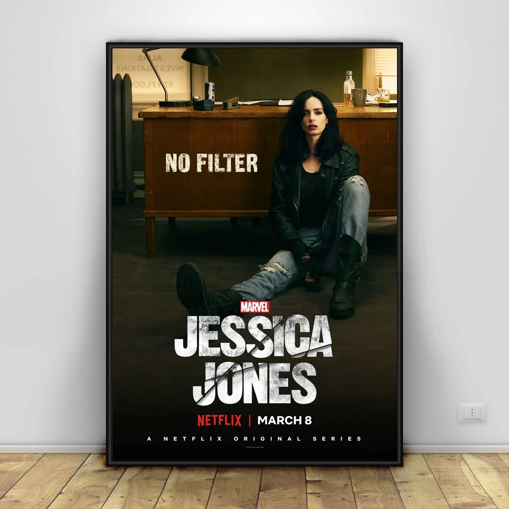 Художественный Шелковый плакат Jessica Jones для домашнего декора 12x18 24x36inch|Рисование и
