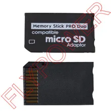 100% Warranty Micro SD TF to Memory Stick MS Pro Duo Card Adapter By Free Shipping; 5pcs/lot