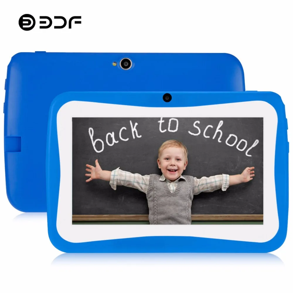 BDF 7 Inch Child Kids Tablet Pc Android 4.4 Quad Core Google Play Store 512M+8GB WiFi Children Learning Games KidsPAD Tablets Pc