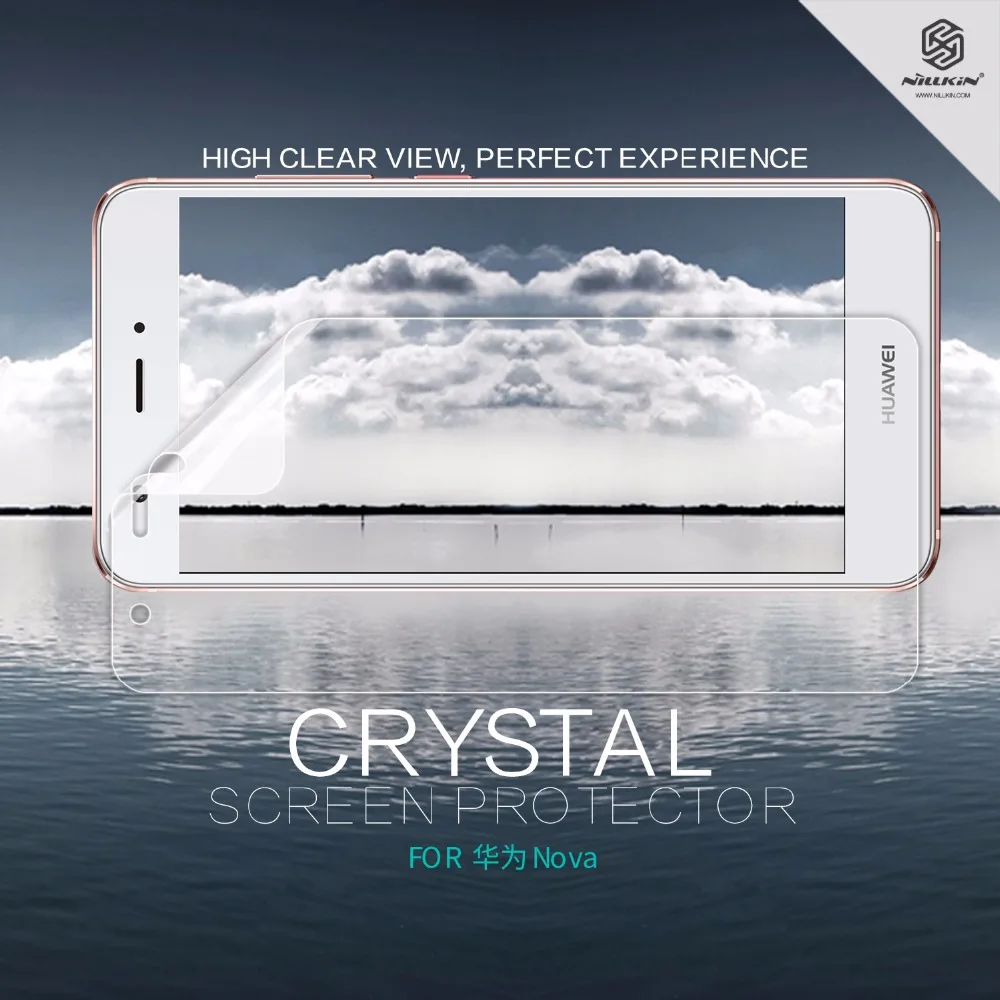 2 pcs/lot screen protector for Huawei Nova NILLKIN Crystal Super clear protective film with retailed package | Мобильные телефоны и