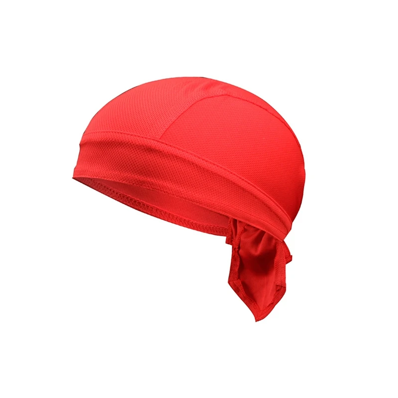 Для спорта на открытом воздухе, летние велосипедные шапки, быстросохнущая бандана, велосипедная головная повязка, дышащая шапка, головной шарф, походные шарфы - Цвет: RD