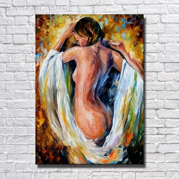 

Beautiful Hand Made Oil Painting On Canvas Nude Girl Oil Painting Modern Canvas Wall Art Home Decor Picture no Framed
