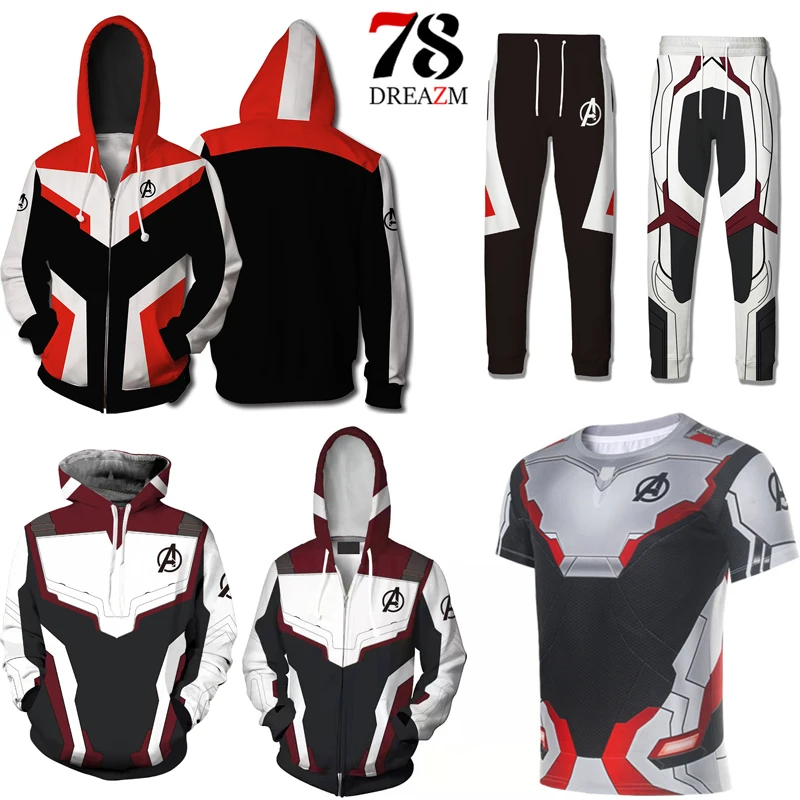 Hoodie Avengers Endgame sweatshirt Quantum Realm Iron Man Men Costume Man/women Superhero Zipper male hip hop Jacket cosplay Hoodie Avengers Endgame sweatshirt Quantum Realm Iron Man Men Costume Man/women Superhero Zipper male hip hop Jacket cosplay