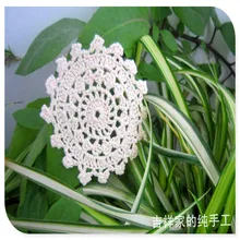 30pic/лот круглые вязаные крючком кружевные войлочные ткани doilies вязаные крючком zakka винтажные реквизиты Прихватки салфетки войлок