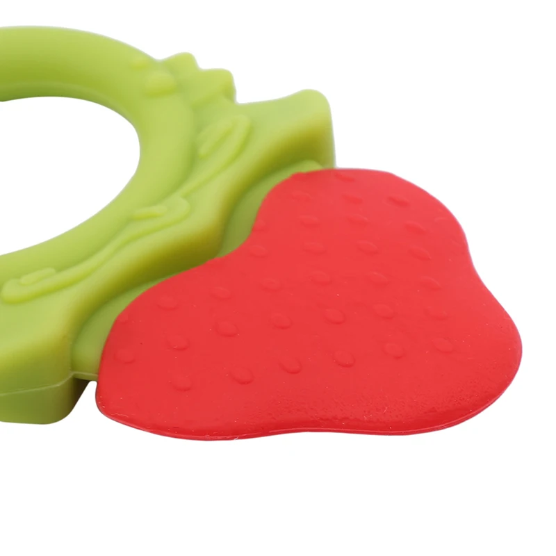 Пищевой силиконовый Прорезыватель для зубов в виде фруктов, детские жевательные игрушки с зубами, Детские Прорезыватели для зубов