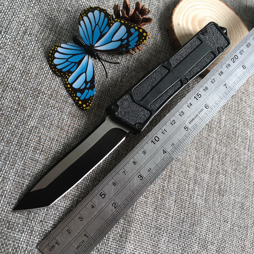 JohnnyJamie Scarab Tanto blade knives 440C blade Aluminum handle combat