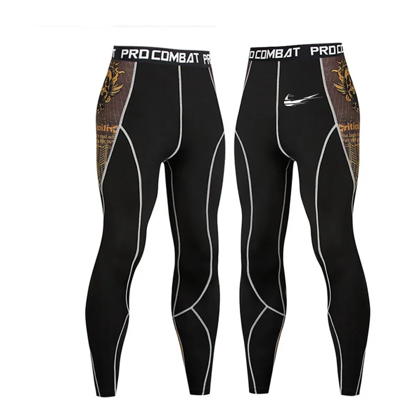 

Compression de compression pour hommes leggings haute йlastiques sports fitness formation pantalons de jogging pour hommes panta
