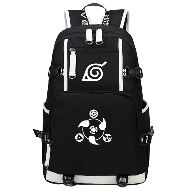 

Naruto Luminous Large-Capacity Travel Backpacks Leisure Computer 14 inches Canvas SchoolBags Man Woman Trend Backpacks