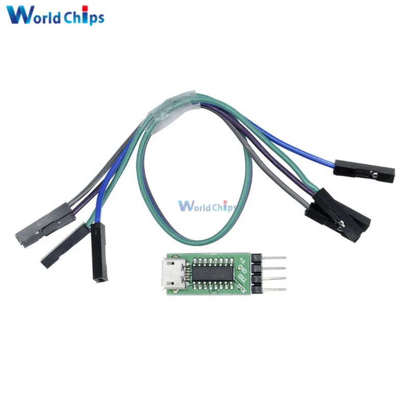 Последовательный порт CH340C Micro USB в TTL модуль ISP для скачивания 5 В/3 3 В мА замена CP2102