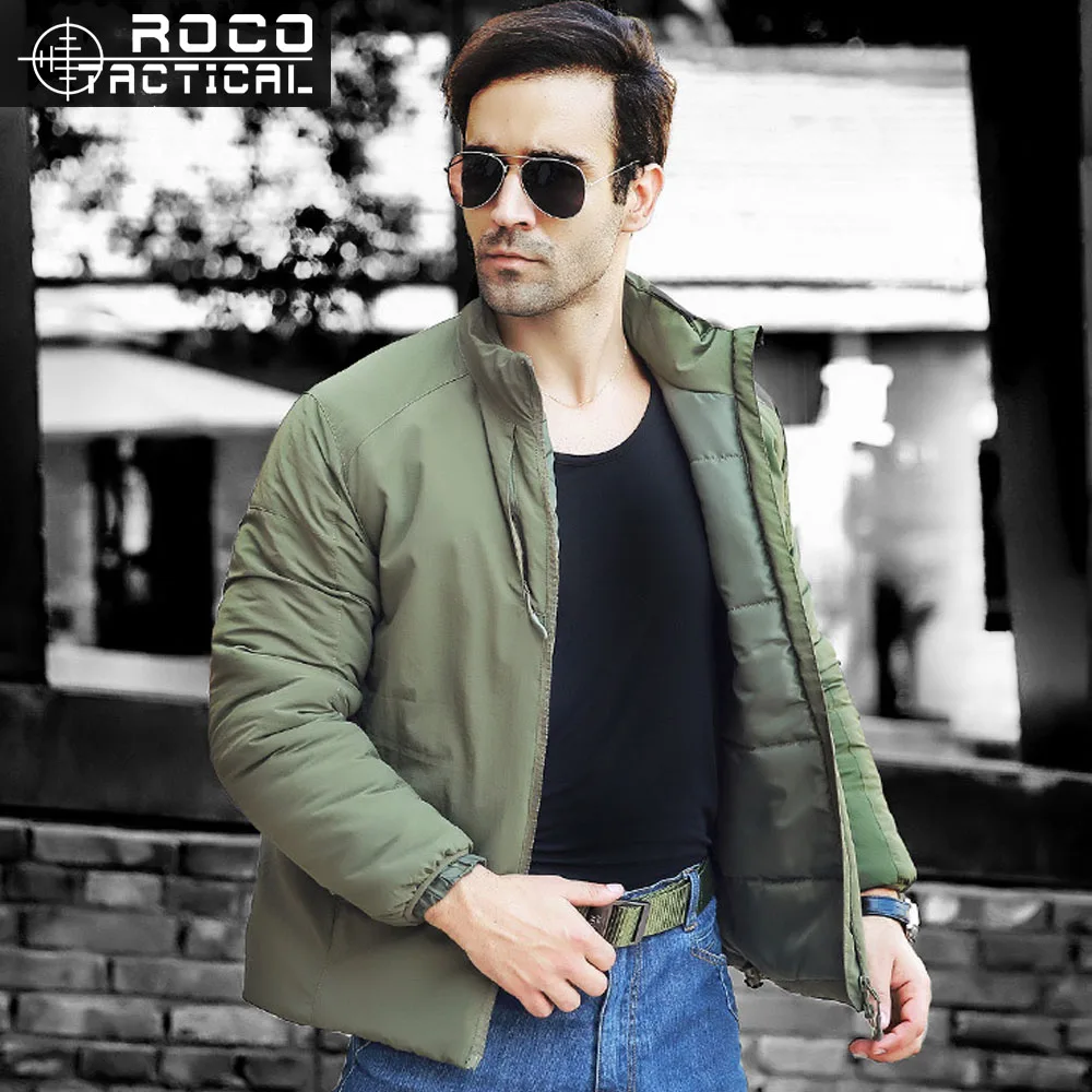 

Mens Commander Tactical Jacket Military Parka Winter Thermal City Urban Cold Climate Activity Ultra light Leaf Fushion Jacket