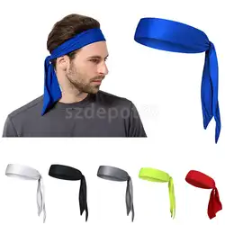 Спортивные твердые глава галстук Sweatband тренировочный зажим удобно под шлемы влаги влагу и дышащий для мужчин женщин