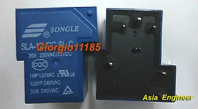 Реле катушки T90 9 В постоянного тока 30 А 250 переменного 6 контактов 1НО 1NC SLA-09VDC-SL-C