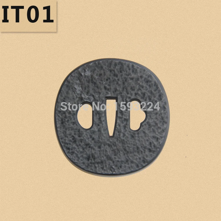 IT-01 Iron TSUBA menuki Japanese Sword Samurai Katana fitting | Дом и сад