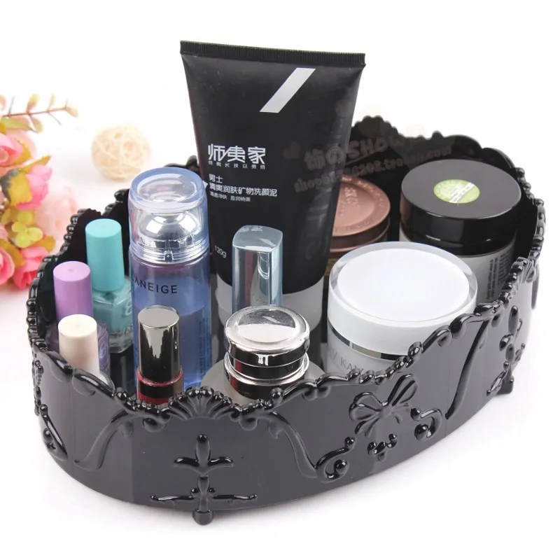 

Butterfly Rose Oval Shape Storage Box.Makeup Storage Tools Series.Cosmetic Jewelry Boxes.Bijoux Gift Case Holder.Table Organizer