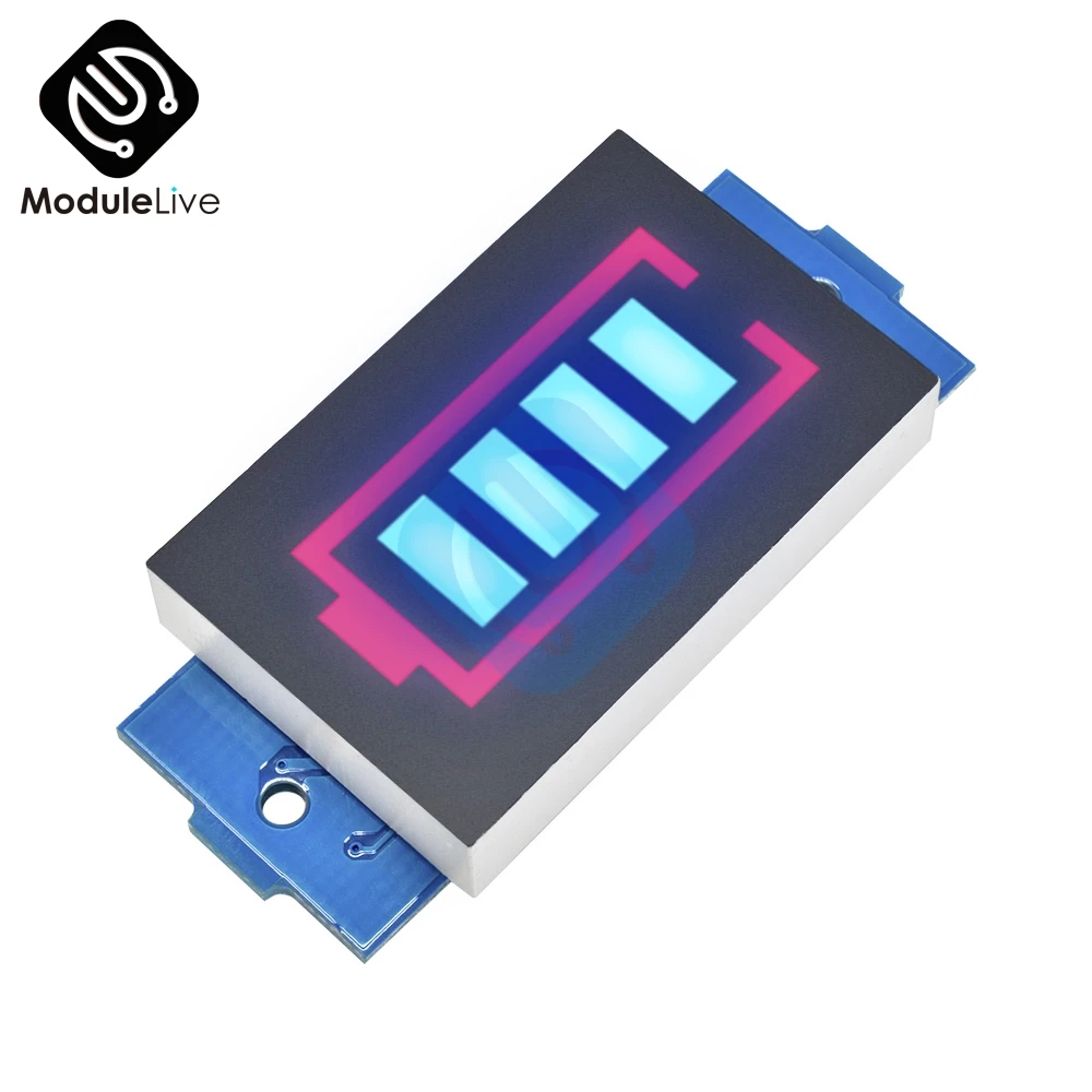 

3S 3 Series Lithium Battery Capacity Indicator Module 12.6V Blue Display Electric Vehicle Battery Power Tester Li-po Li-ion