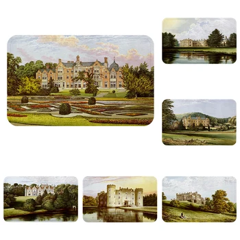 

Vintage Britain Ireland Gardens Cool Mat Bath Carpet Decorative Anti-Slip Mats Room Car Floor Bar Rugs Door Home Decor Gift