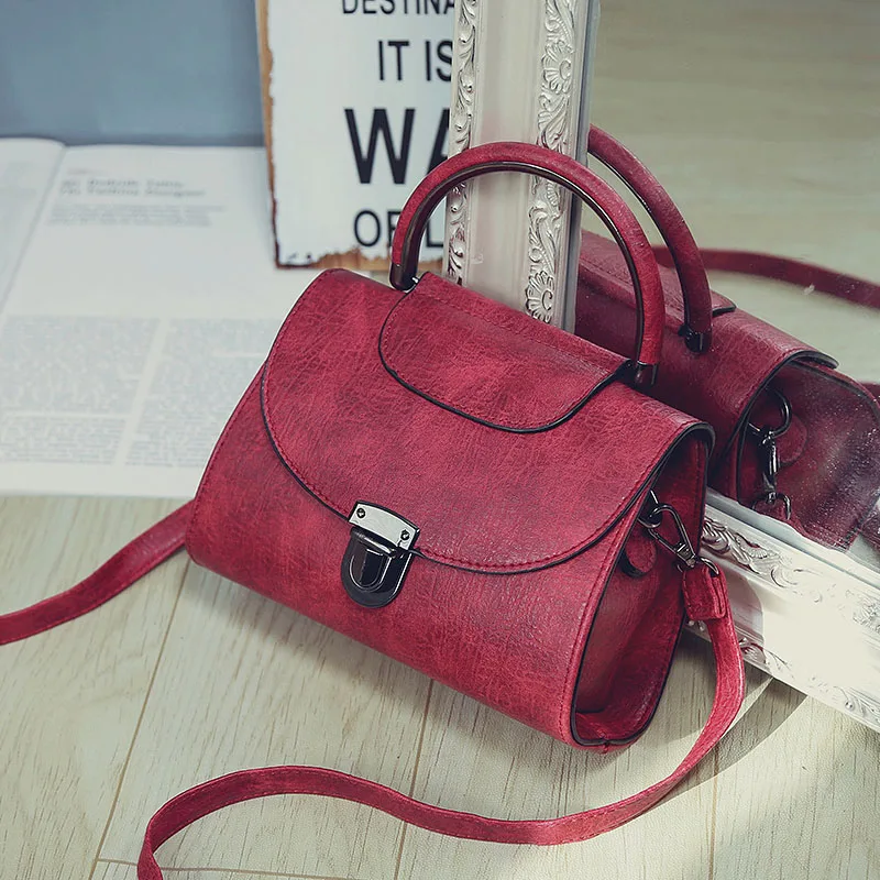 

YOUR MOON 2018 Simple Fashion Female Small Square Bag Red Solid High Quality Ladies Handbag Shoulder Crossbody Women Bag