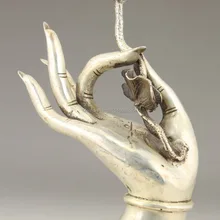 Китайский Старый Добрый Медь Ручной Работы Коллекционные Ручная Резьба Будда Кван-инь Статуя