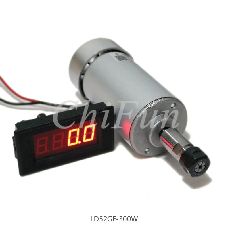 300W high speed air cooled motorized spindle with feedback module DC DIY small engraving machine parts | Обустройство дома