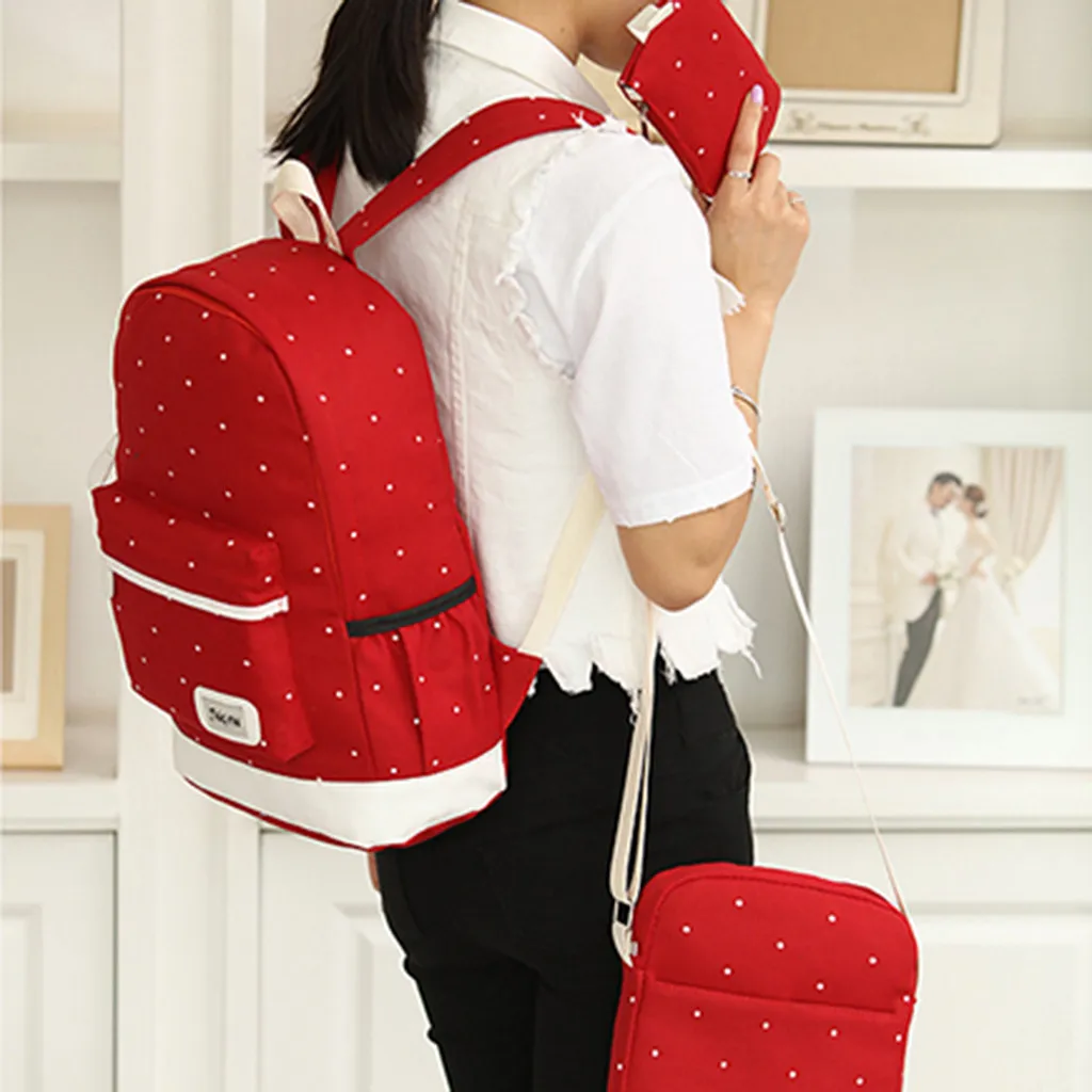 Новинка 2019 г. женские модные парусиновый рюкзак путешествия школьная сумка, Рюкзаки рюкзаки для женщин холст