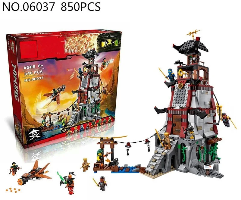 ФОТО 06037 Compatible Ninjagoes Minis Toys Dolls figures The Lighthouse Siege 70594 Building Bricks Figure Toys For Children