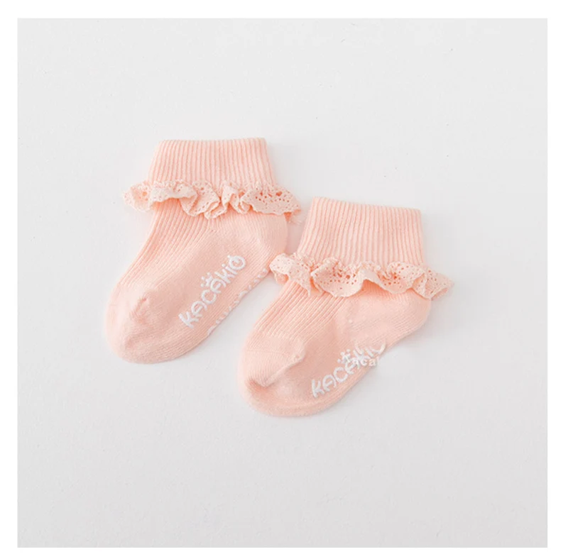 Очаровательные летние хлопковые трикотажные короткие носки для маленьких мальчиков и девочек мягкие дышащие носки с кружевным бантом для малышей от 0 до 24 месяцев