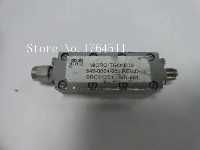 

[BELLA] MICRO-TRONICS 545-0004-001 DC-11GHZ RF SMA low pass filter (F-M)