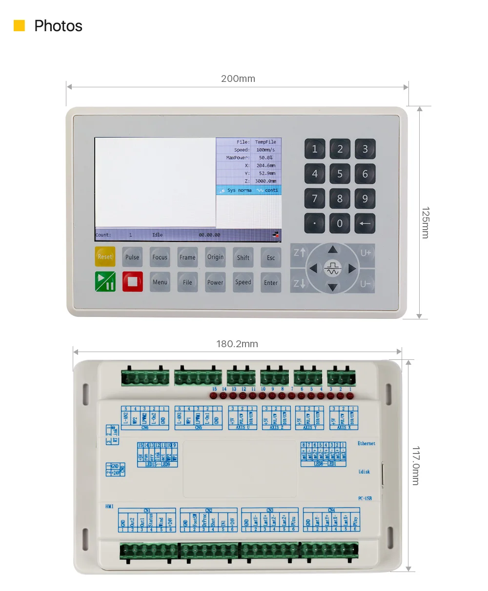 Ruida RDC6445 RDC6445G контроллер для Co2 лазерной гравировки и резки обновление RDC6442 RDC6442G