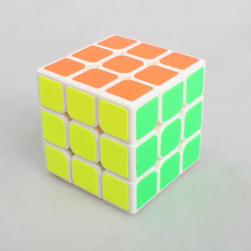 

Colorful 3x3x3 Three Layers Magic Cube Profissional Competition Speed Cubo Non Stickers Puzzle Magic Cube Cool Toy Boy
