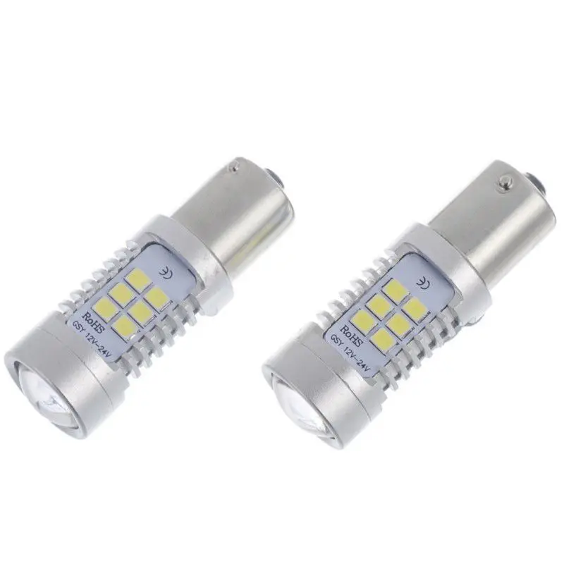 

1PcsLED Light Car Backup Reverse Turn Signal Brake Stop DRL Light Bulb White Yellow 1156 BA15S 7506 S25 P21W