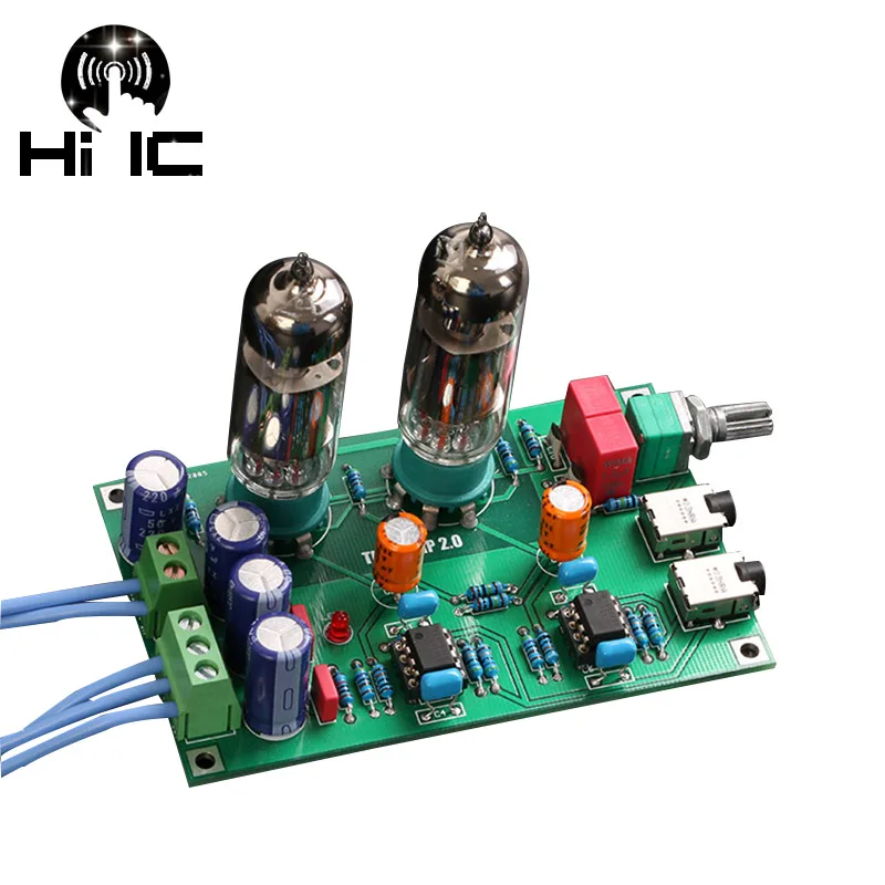 Новинка вакуумный буферный Усилитель Mini 6J5 класса A стерео Hi Fi усилитель для